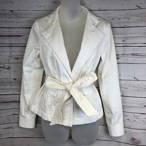 White House Black Market One Button Tied Blazer